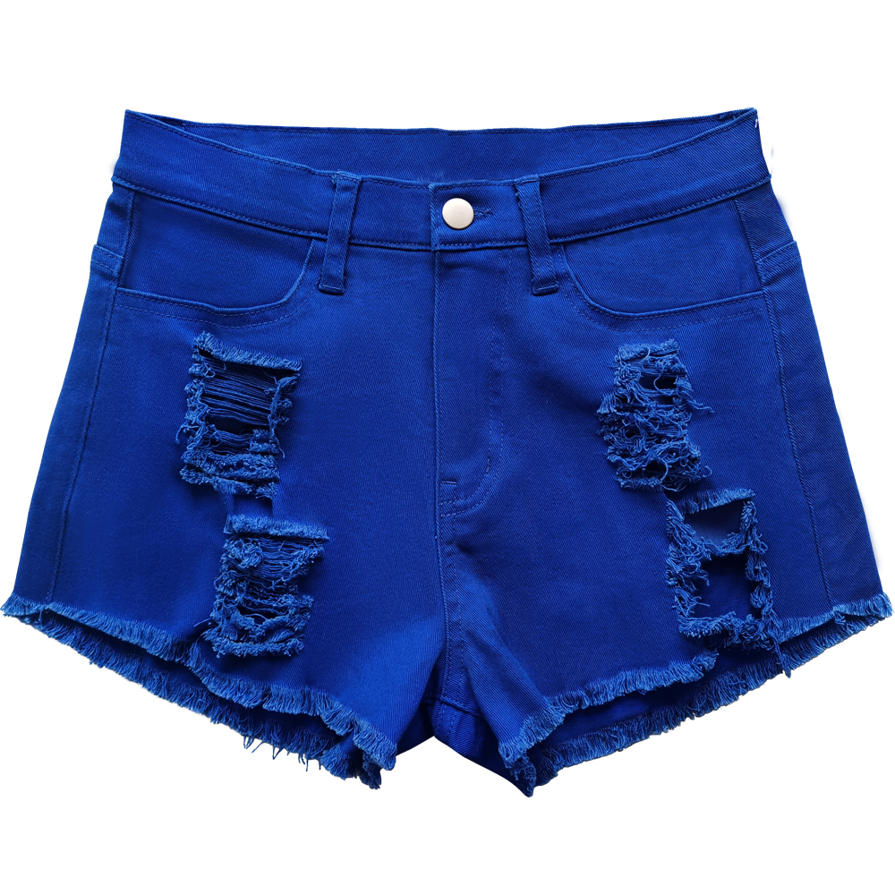 Top Quality Female Dress - 100% Cotton Girl Blue Shorts Pants – Hantex