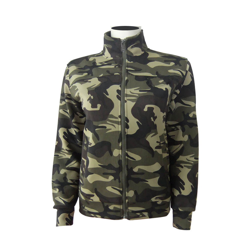 Cotton Hooded Jacket - Knitted Camouflage Jacket for Women – Hantex