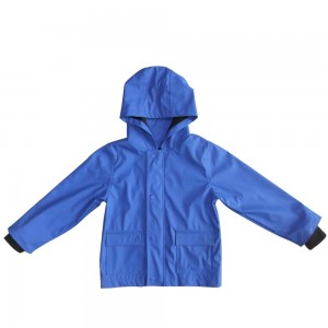 Rain Jacket PU Coat Waterproof