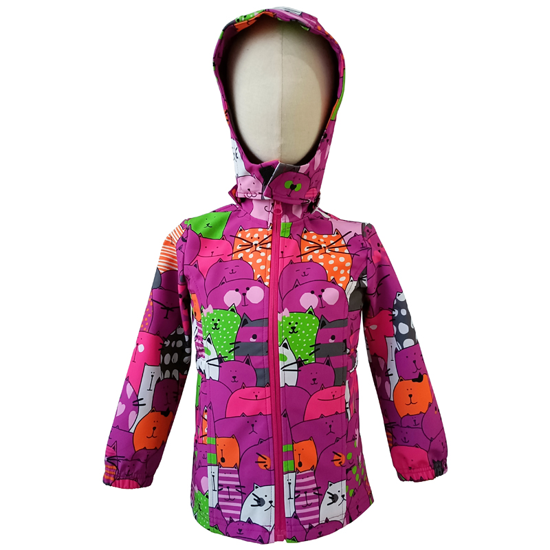 China Girl Waterproof Windproof Breathable Spring Jacket factory 
