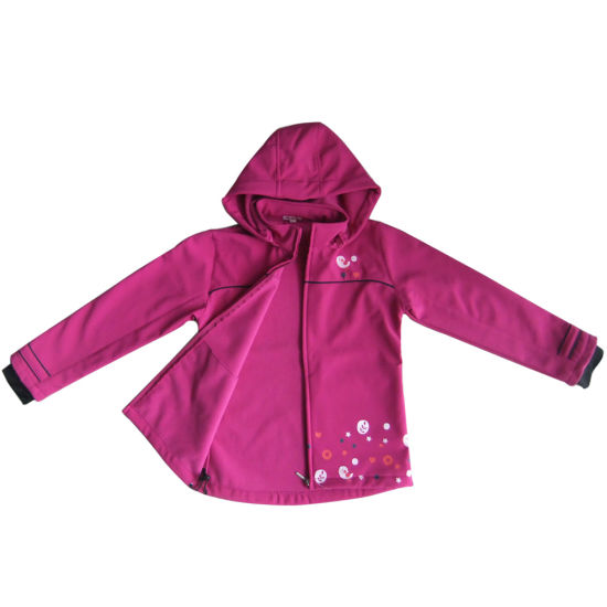 Pink Pretty Softshell Coat Water-Resistant