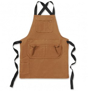 Hairdressing Workwear - Denim Kitchen Apron Leather Strap – Hantex