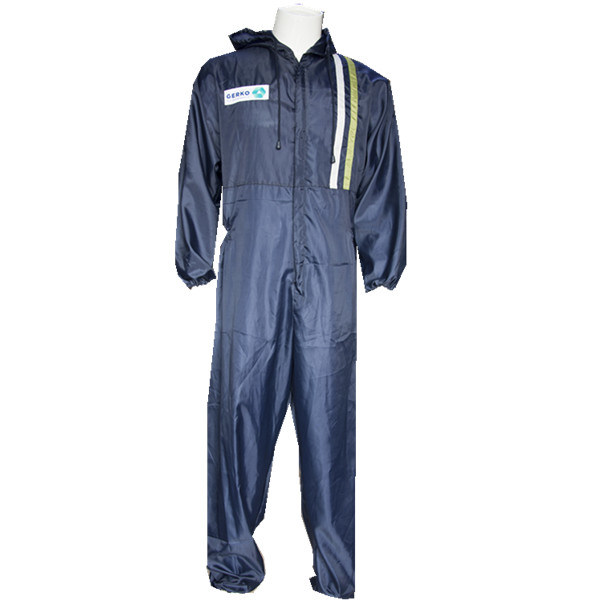 blue coverall
