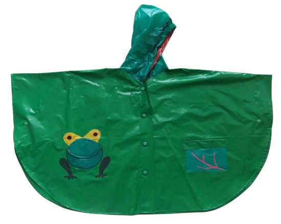PVC Rainwear Children Rain Poncho Kids Raincoat