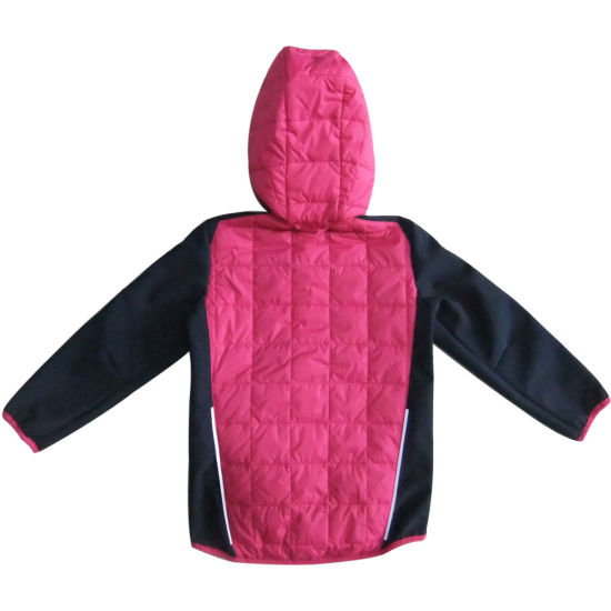 Children′s Apparel Winter Coat Outdoor Jacket with Refective Zipper