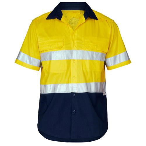 Short Sleeve Workwear Work Wear Safety Reflective Shirt