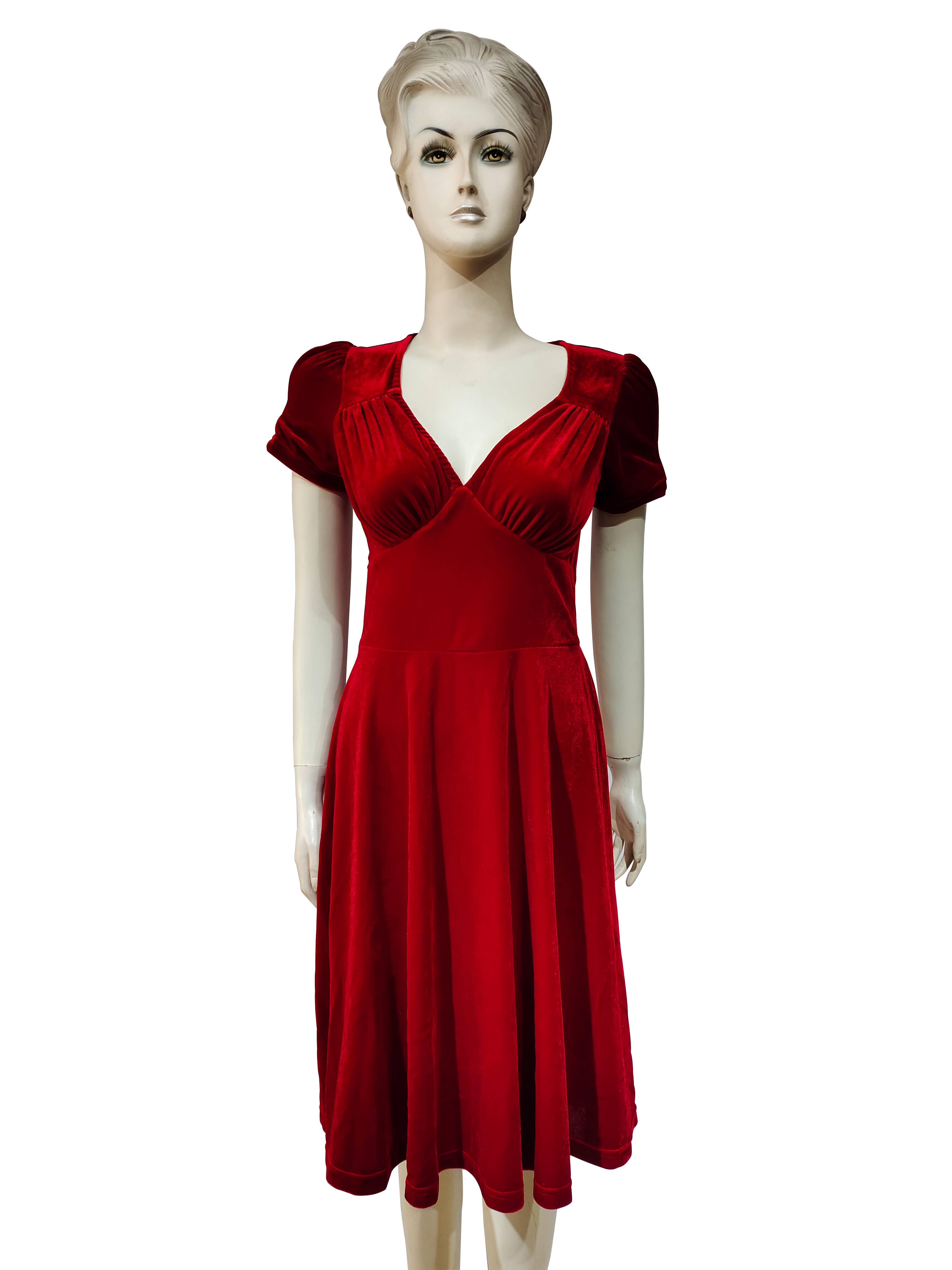 Trending Products Loose Dress - Velour dress – Hantex