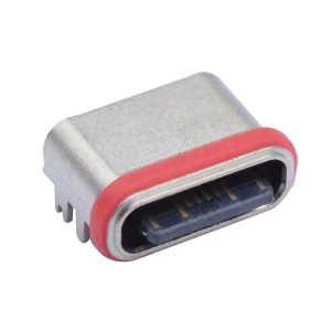 one-stop manufacturers custom multiple models 6/12/16/24 PIN IPX8 usb type c female connector rubber core external leakage
