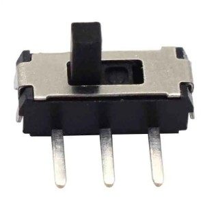 mini slide switch MSK12D18G2 2 position 3 Pin micro slide switch with black handle height 2 mm support customization
