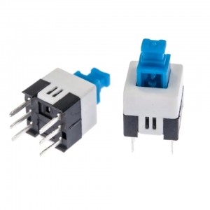 SPDT 8×8 6pin SMT momentary switch self-latching button switch