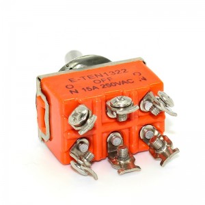 Toggle switches Rocker Switches on-off-on E-TEN1122 with the panel 3pin 15A 250V