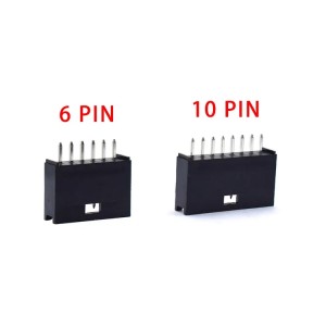A2549WV DIP needle holder Black 8pin 2.54 mm pin header terminal male female connector