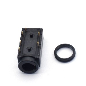 PJ-1841 IP67 Audio Jack 6 pin Pcb DIP Panel female headphone jack socket connector ROHS