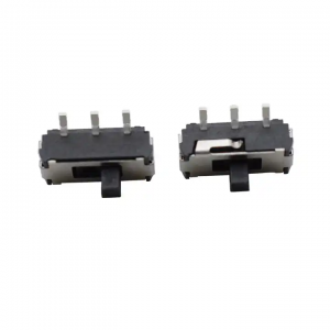MST-22D18G2 6 pin on off micro slide switches handle black 12VDC 50mA