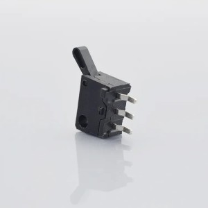 Hight quality Micro switch KW136 3 pin switch with handle straight angle apply for mouse