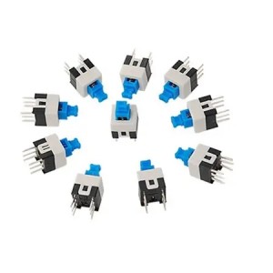 SPDT 8×8 6pin SMT momentary switch self-latching button switch