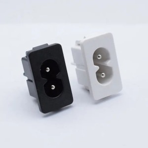 2 pin outlet US standard AC power socket for PCB