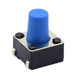 50mA DC12V momentary 6*6 silicone micro smd tactile tact push button switch support customization