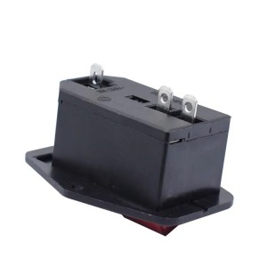DB-14 panel mount fuse rocker switch female 250V AC power socket connector support customization