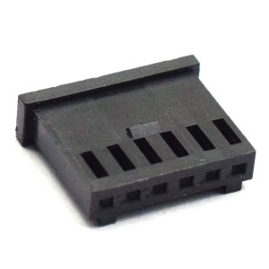 2.54mm 6 pin wire terminal rubber shell connector pcb accessories