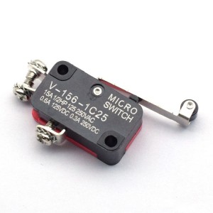 15A 250V push button micro limit switch  V-156-1C25