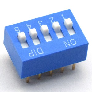 1.27/2.54mm pitch DS series DIP switch Red Blue Black 1/2/3/4/5/6/7/8/9/10/12 positions dial switch custom