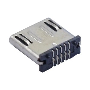 5 PIN Vertical Patch Micro Usb Male Socket Connector