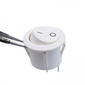 Mounting hole 20mm series switch with light 2 Pin on-off Round Rocker Switch