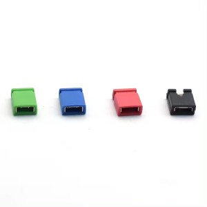2.54mm black red blue green jumper hat cover closed type short circuit hat connector