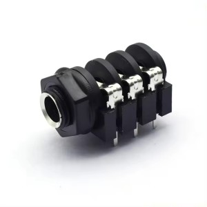 6 PIN Headphone jack audio DIP seat socket for microphone with ex-work