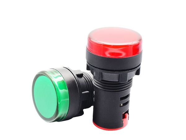 Big Discount Lamp Toggle Switch - Explosion proof signal lamp red green orange blue white 22mm circular AD16-22DS signal indicator power indicator – Shouhan