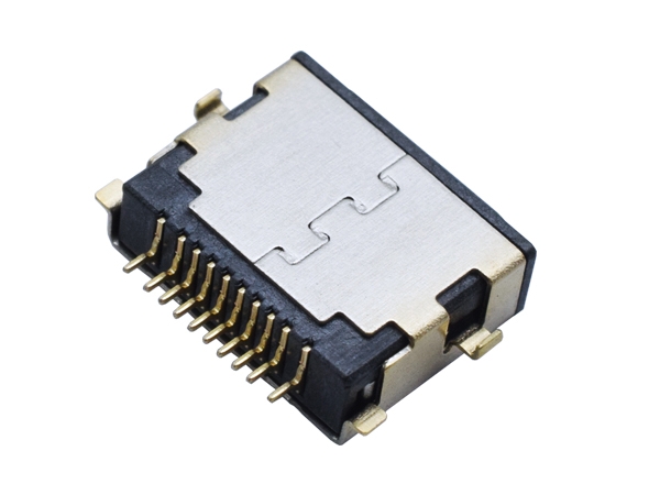 High reputation Surface Mount Dip Switch - Iphone 5 usb connector 10 pin SMD 90 degree Heavy plate USB JACK – Shouhan