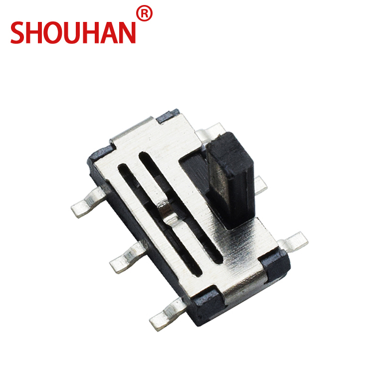 mini Slide switch MSS22C02 SMD/SMT miniature switch 2 position with H type slot Featured Image