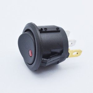 KCD1 10A on-off rocker switch 3 pin KCD1-105-3P with lamp illumination