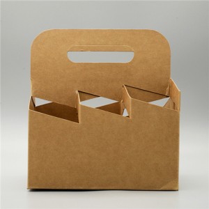 Sustainable Kraft Drink Packaging for Multiple Bottles