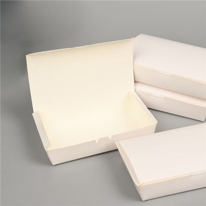 Sturdy Cardboard Fast Food Boxes for Fried Chicken Packaging with Oil-Resistant Coating