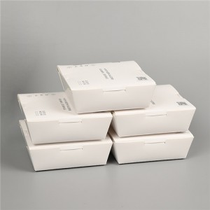 Sturdy Cardboard Fast Food Boxes for Fried Chicken Packaging with Oil-Resistant Coating