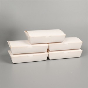 Sturdy Cardboard Fast Food Boxes for Fried Chicken Packaging with Oil-Resistant Coating