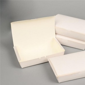 Sturdy Cardboard Fast Food Boxes for Fried Chicken Packaging with Oil-Resistant Coating