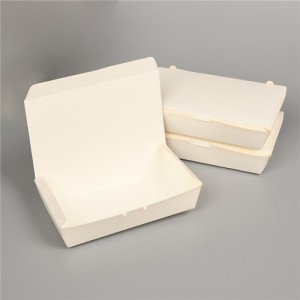 Sturdy Cardboard Fast Food Boxes for Fried Chicken Packaging with Oil-Resistant Coating