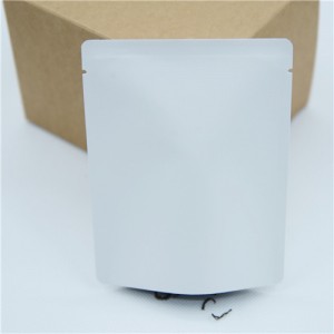 PLA White Kraft Paper Environmentally Friendly Three Sided Sealing Bag New Choice For High-Quality Packaging