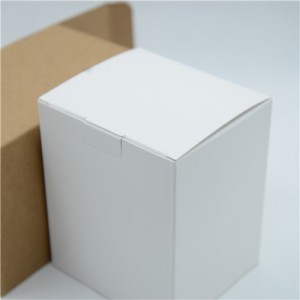 Customized Coffee Filter Packaging Boxes in White Cardboard