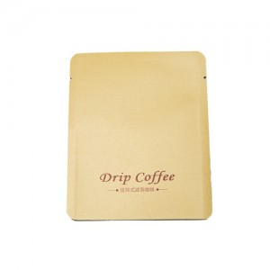 Professional Grade White Kraft Paper VMPET Three Sided Sealing Bag New Choice for Food Packaging