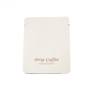 Professional Grade White Kraft Paper VMPET Three Sided Sealing Bag New Choice for Food Packaging