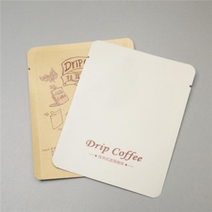 Professional Grade White Kraft Paper VMPET Three Sided Sealing Bag New Choice for Food Packaging