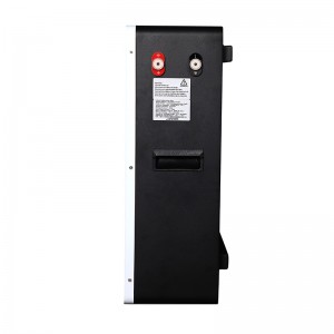 Wall mounted Lifepo4 battery with display and BMS 51.2V-120Ah