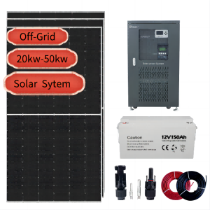 Factory wholesale price 20kw 30kw 50kw off-grid solar system
