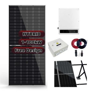 Mutian Hybrid Grid 5kw 10kw 15kw 100kw Solar Energy Power System 15kw Solar Panel System Kit For Sale