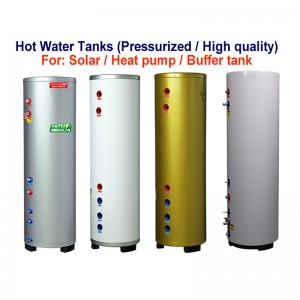 Solar Storage Tank Suppliers –  OEM/ ODM Hot Water Storage Tank with White, Silver, Golden colors – solarshine