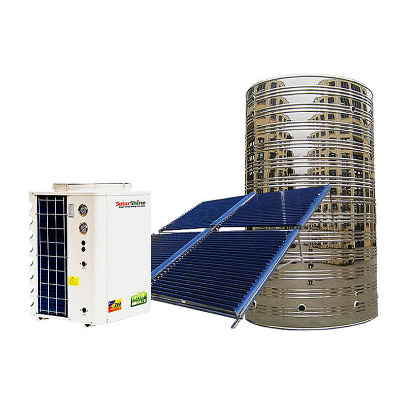 Vacuum Tube Solar Collector Hybrid Heat Pump Water Heater System Featured Image